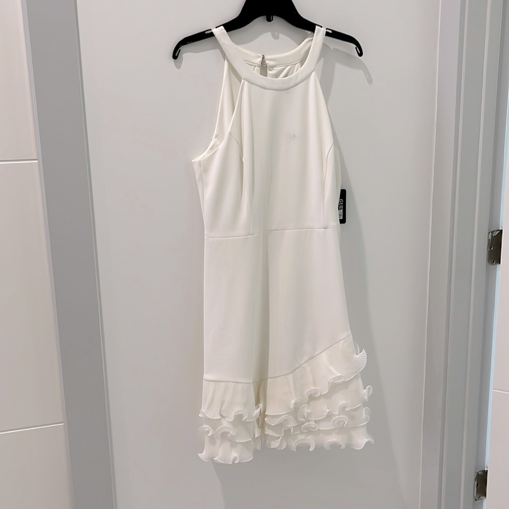 Guess ivory halter dress